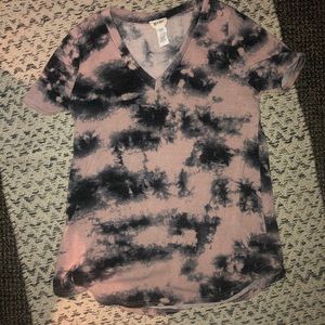 Tie Dye V Neck